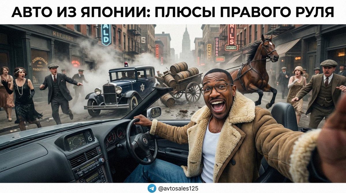    Преимущества использования праворульных японских авто в плотном городском потоке Авто Сейлс