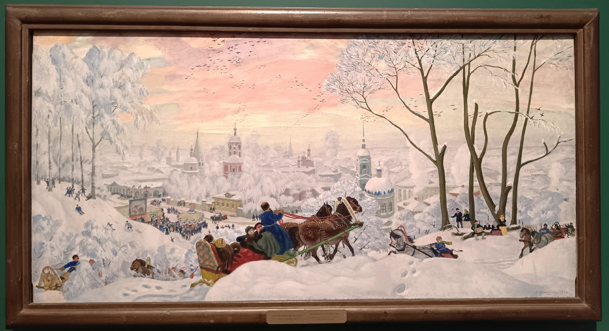 Борис Кустодиев. Масленица. 1916. Государственная Третьяковская Галерея, Москва