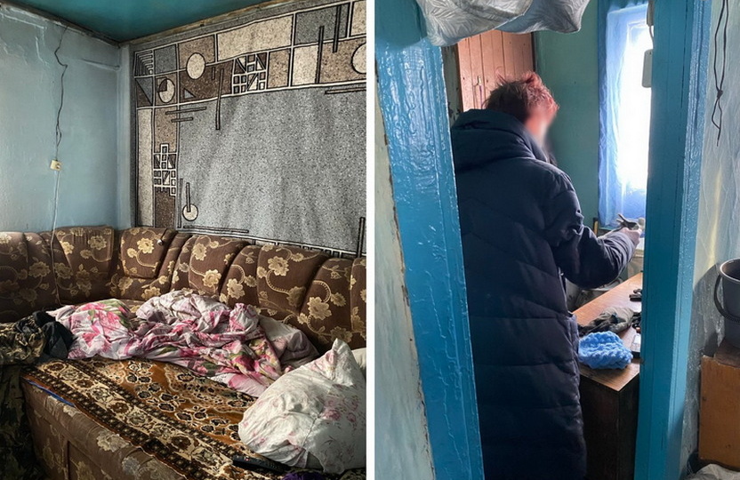 Должница по алиментам пряталась от зауральских судебных приставов за диваном