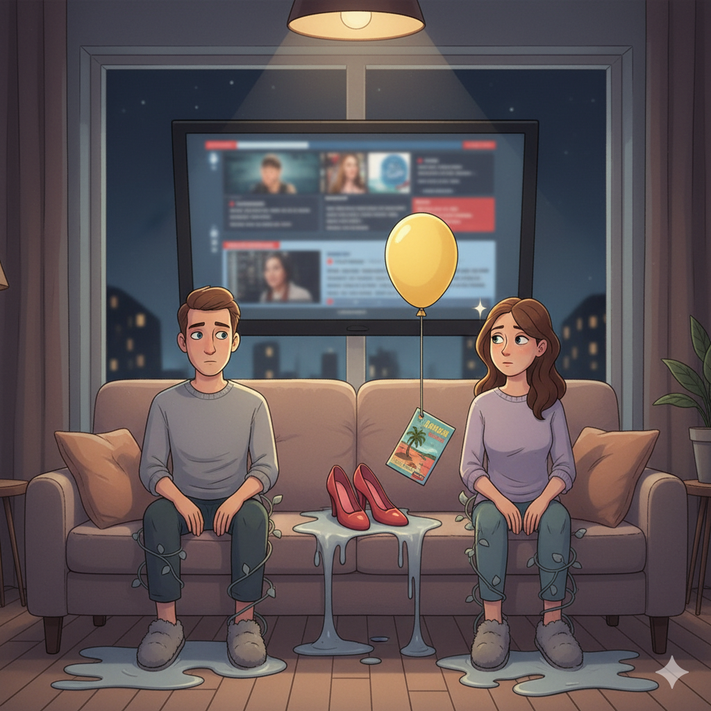 Секс, Netflix и тапки: как вы незаметно превратили своего мужчину в соседа по коммуналке