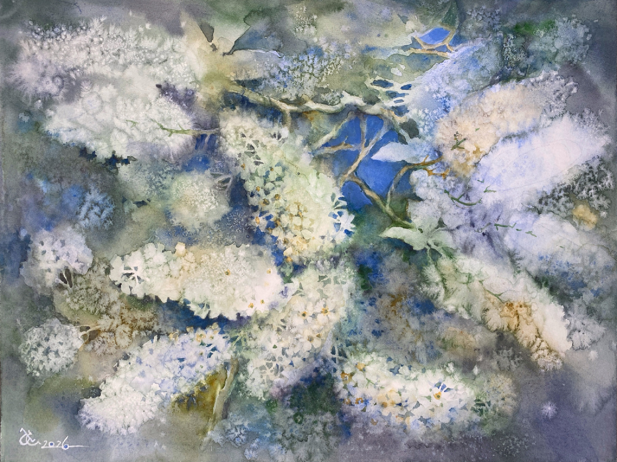 Черёмуха. 28х38см.