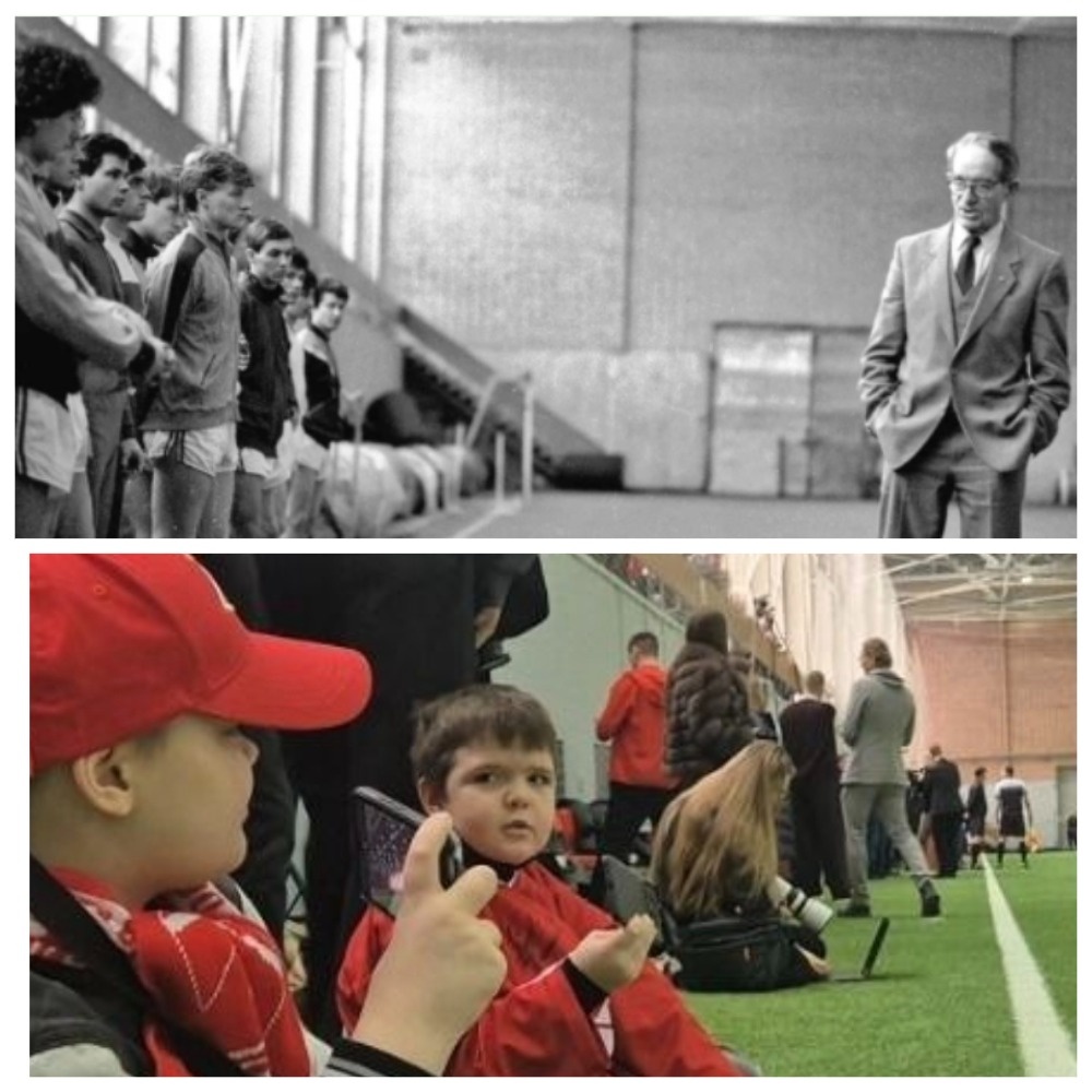 Манеж "Спартака" в 1989-м и в 2026-м. 