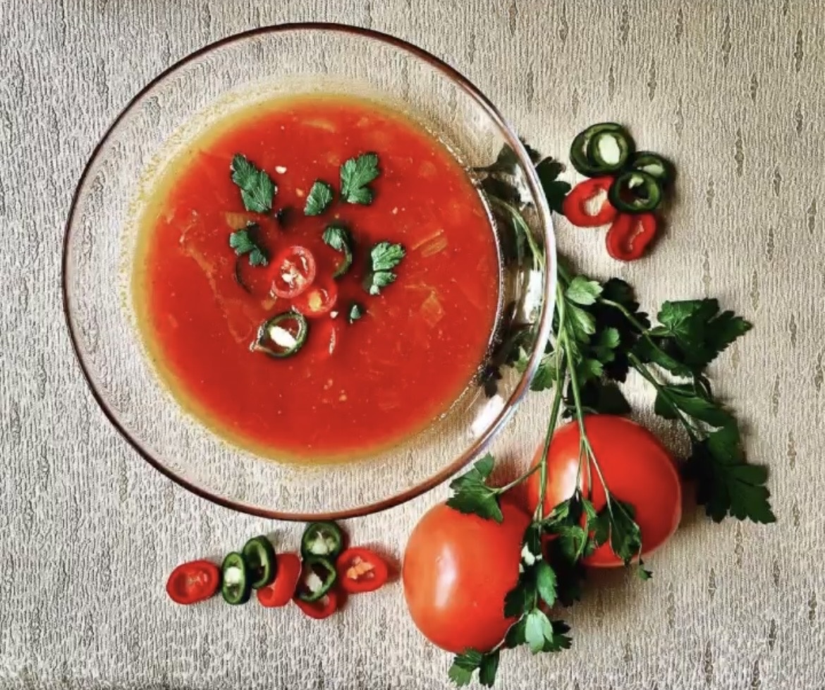 Пример сервировки