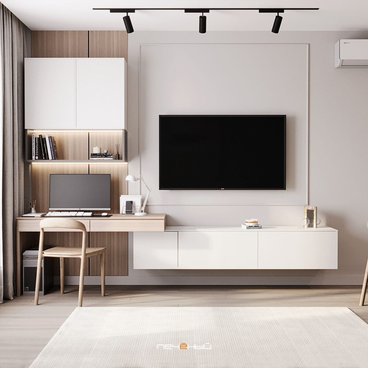 Дизайн кухни-гостиной