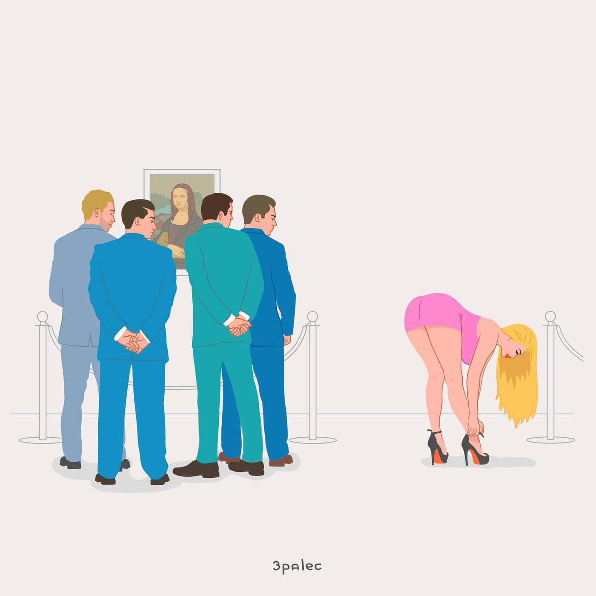 КАРИКАТУРА ОТ АВТОРА КАРИКАТУР И КОМИКСОВ "3Palec" / И СНОВА ОБ ИСКУССТВЕ!