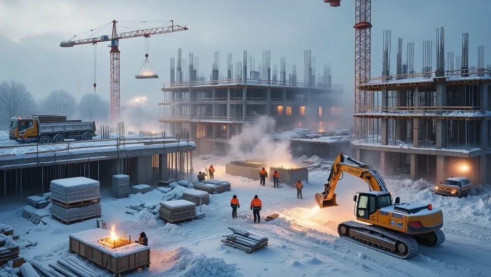 зимнее строительство