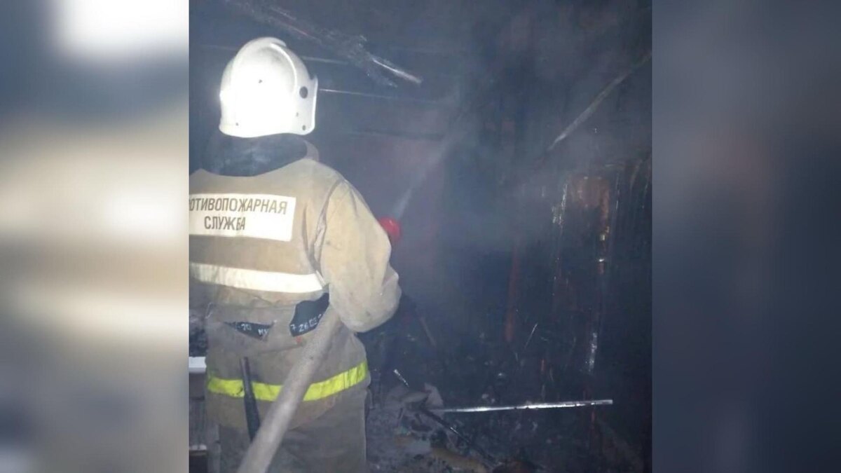    В Рыльском районе сгорело летнее кафе