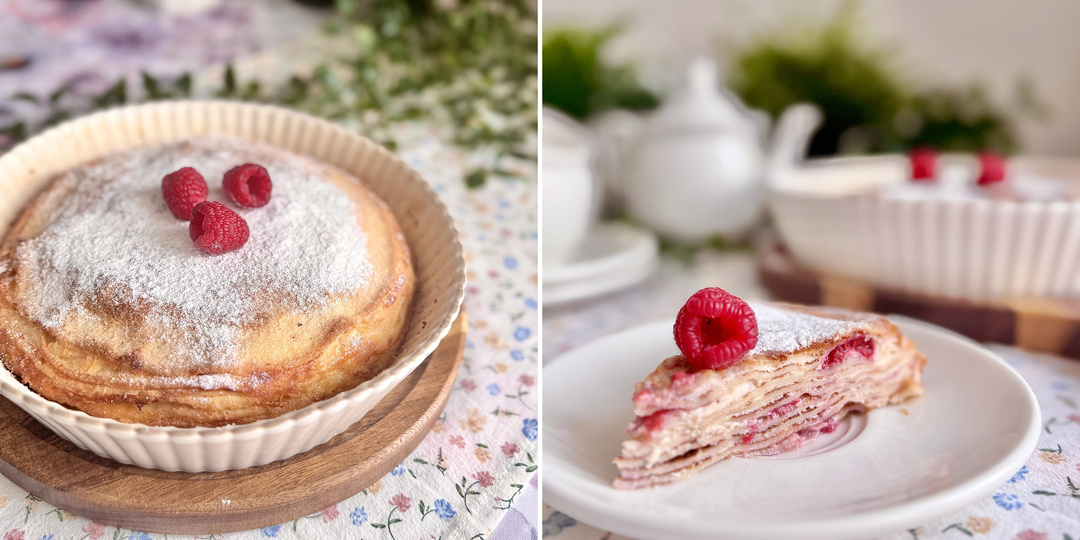 Блины с творогом (рецепт 1908 года)