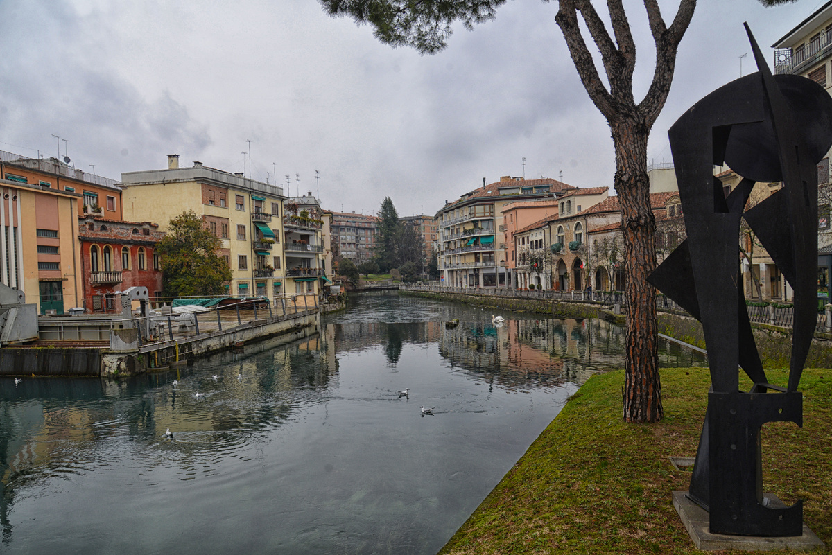 Тревизо. Река Силе. Фотография Александра Новикова. 2018