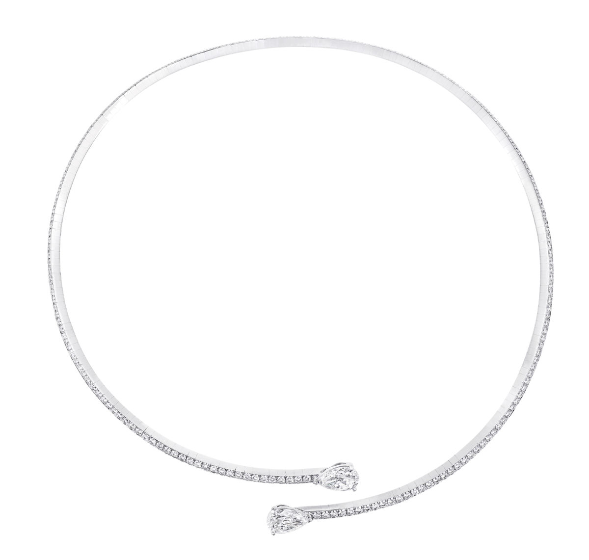 Колье Graff из белого золота с бриллиантами