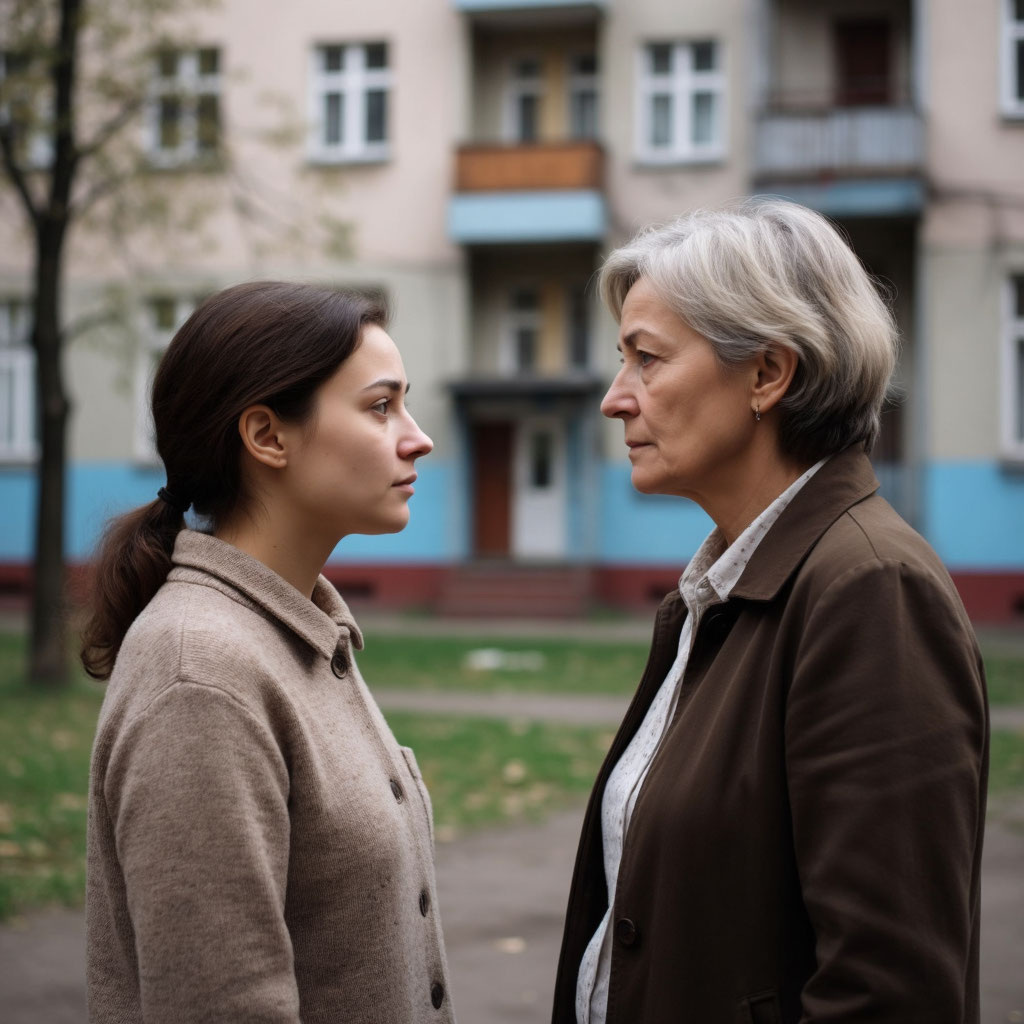 Поворачиваюсь и не узнаю женщину, тётя Валя