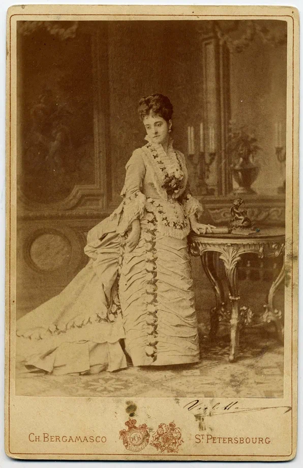 Дж. Верди. Опера 'Травиата'. В роли Виолетты - А. Патти. Из фондоов Музея музыки.