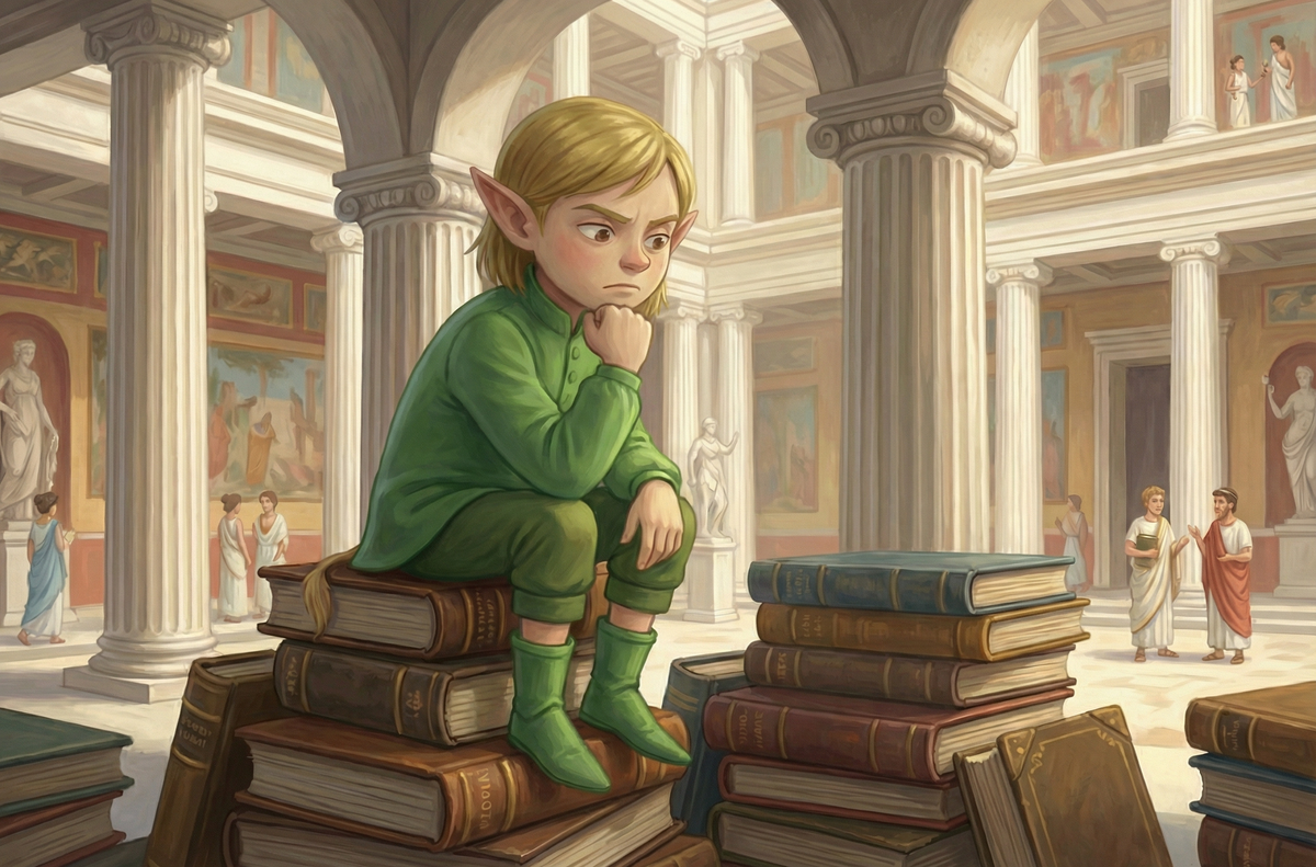 Ну чем не роденовский мыслитель, а? 