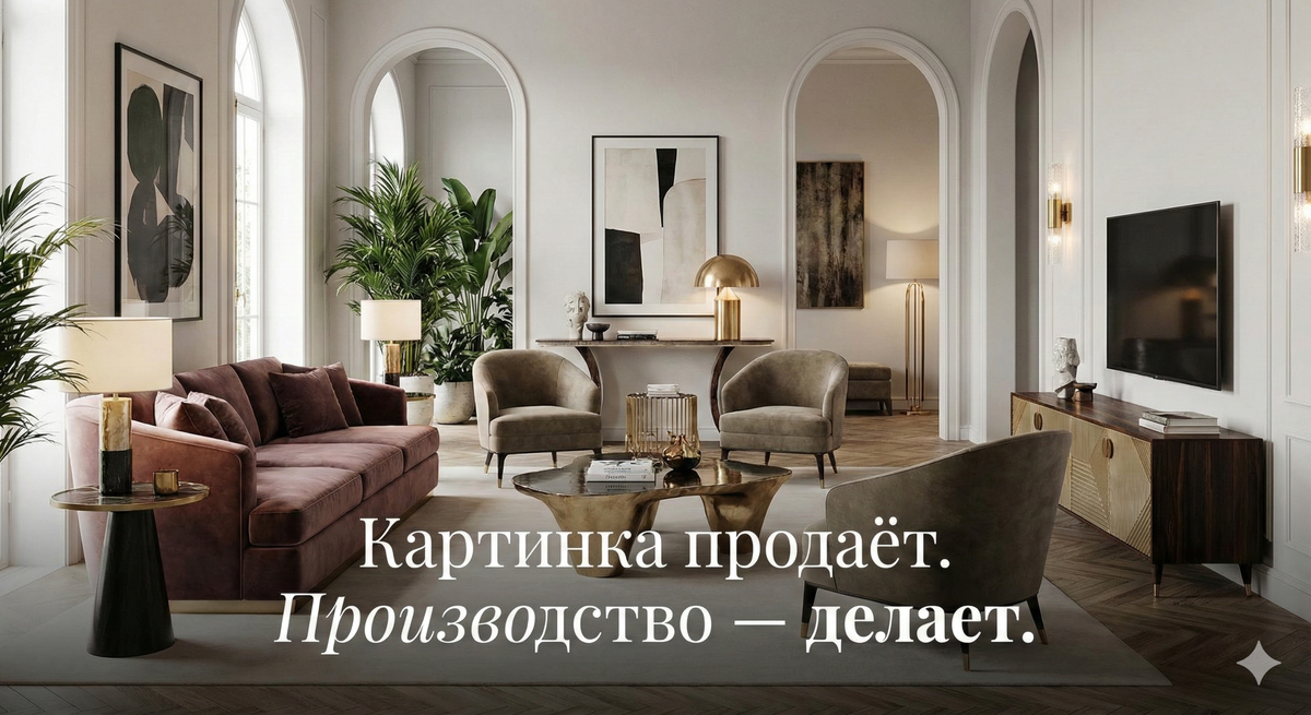  «Картинка продаёт. Производство — делает».