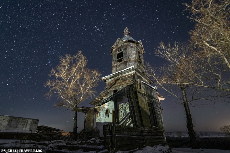 Достопримечательности Башкирии: уникальная деревянная Покровская церковь, срубленная без гвоздей (Карагаево)