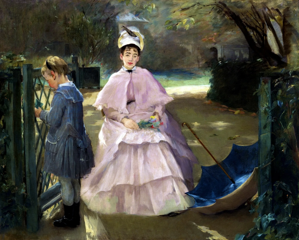 Ева Гонсалес. Няня с ребенком, 1878. Национальная галерея искусства, Вашингтон