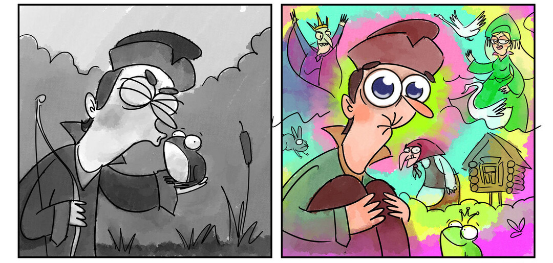 Царевна-лягушка оказалась той ещё жабой: 14 смешных комиксов от художника из Екатеринбурга