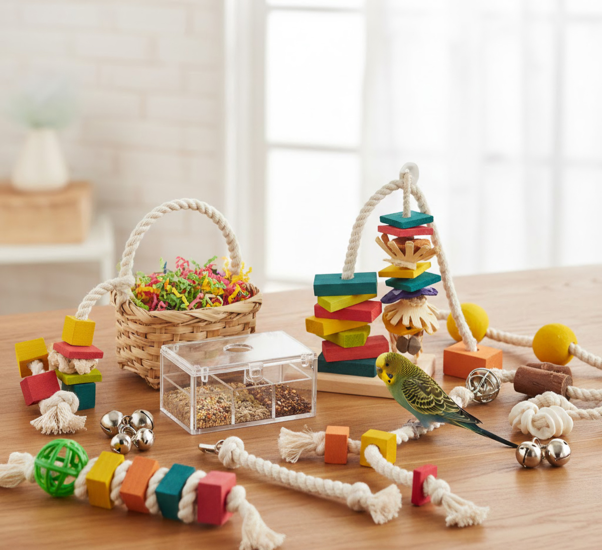 Игрушки для попугая