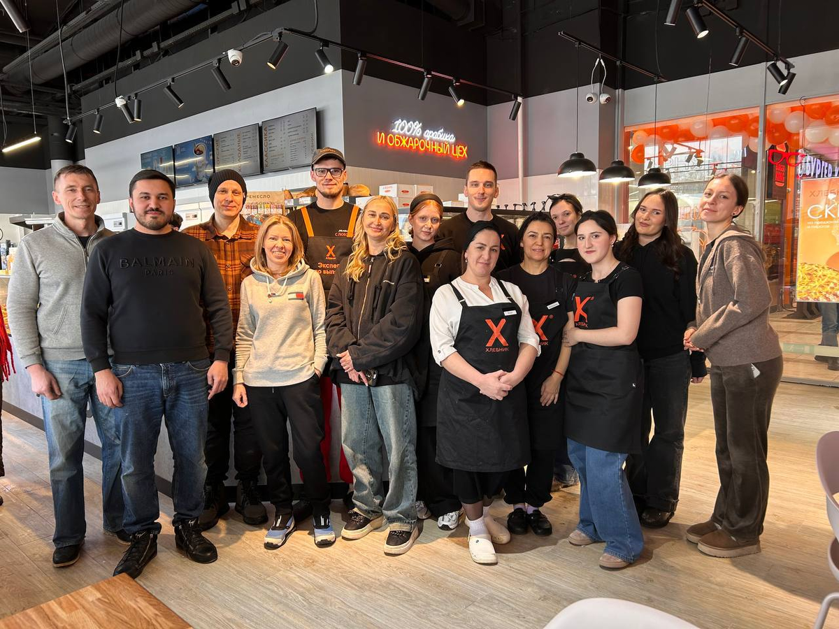 Открытие пекарни Хлебник в Долгопрудном, собственник - Эмиль, партнер нашей сети