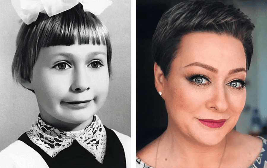 Мария Аронова в детстве и в расцвете женской красоты 