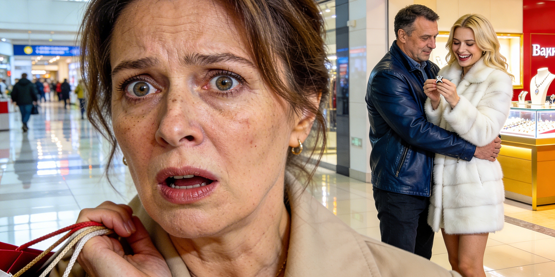 Муж уехал в «командировку», а я встретила его в нашем торговом центре