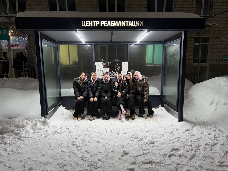    Спортсменки переждали снежную бурю в Димитровграде. Фото: https://t.me/bckazanochka