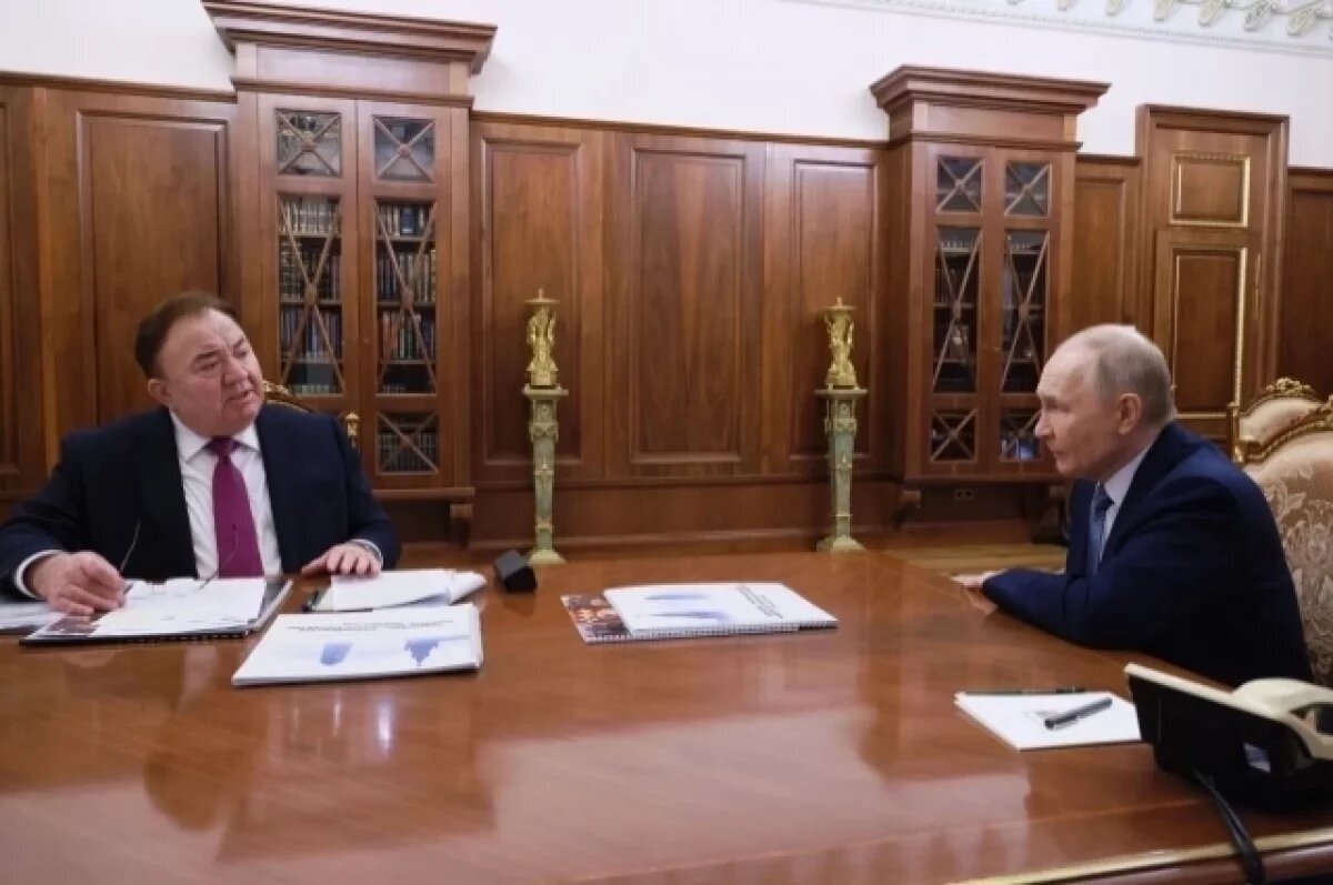    Путин встретился в Кремле с главой Ингушетии Махмудом Калиматовым