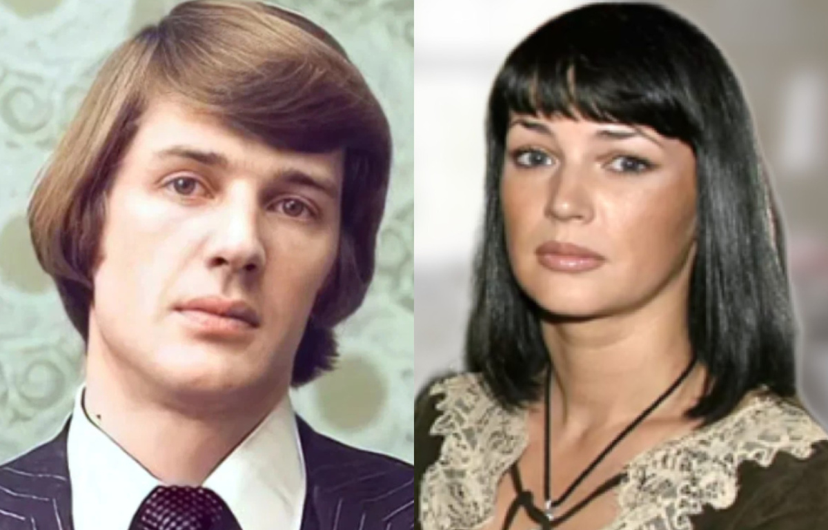 на фото Александр Абдулов и Юлия Мешина