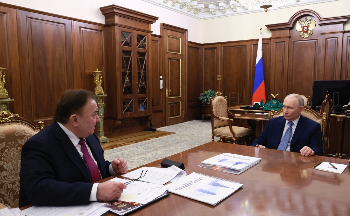    Путин и Калиматов