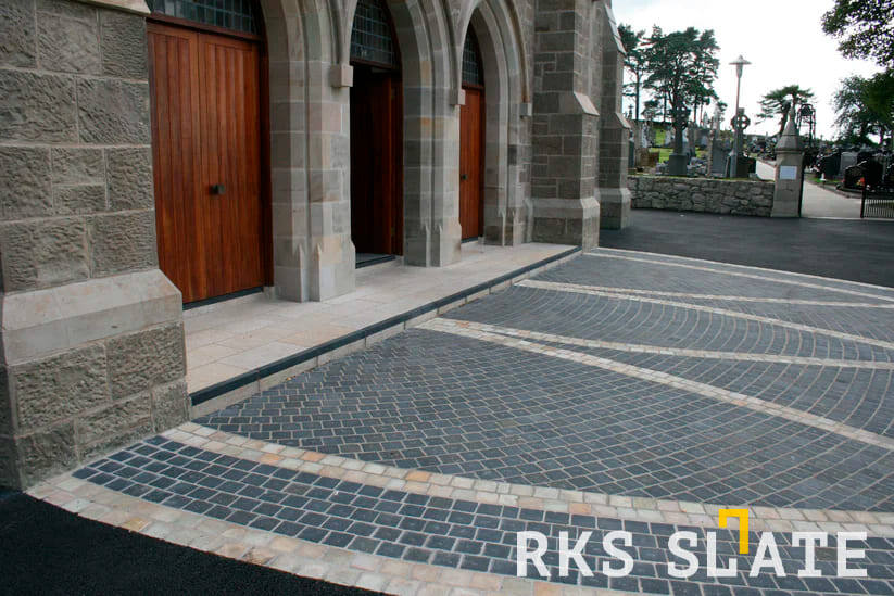     Брусчатка черная натуральная RKS Slate Belgian Black