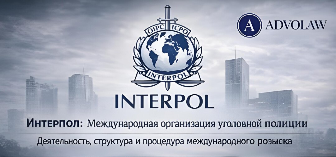 ИНТЕРПОЛ: Международная организация уголовной полиции. Деятельность, структура и процедура объявления лица в международный розыск/ADVOLAW