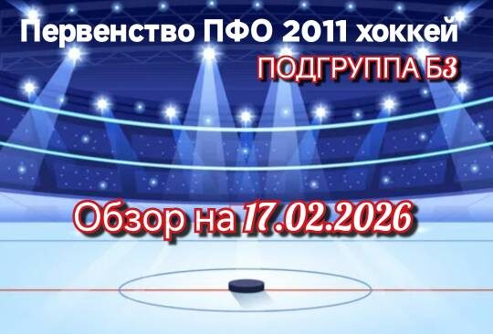 Обзор подгруппы Б3 Первенства ПФО 2011 хоккей