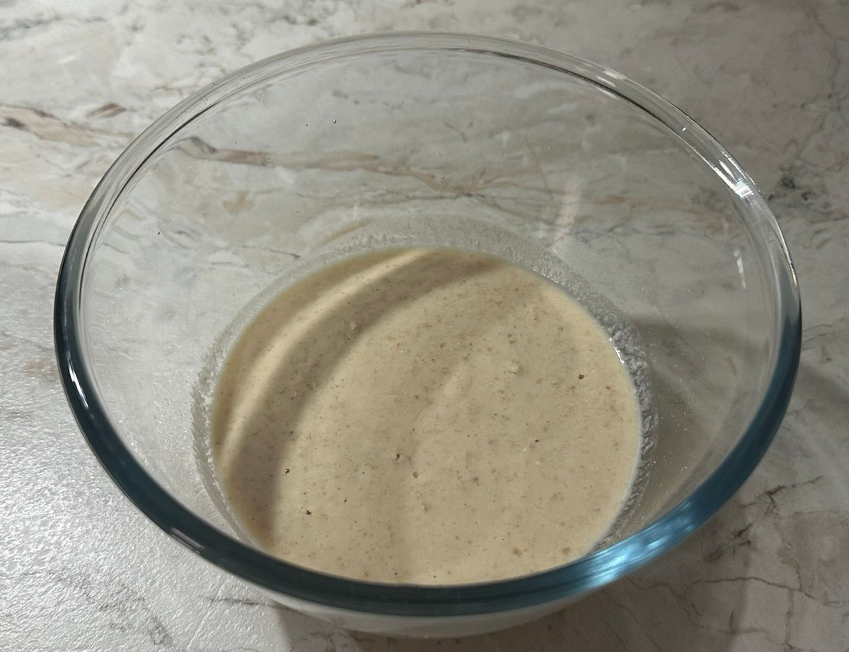 Приготовление кекса для уютного зимнего завтрака. Фото автора