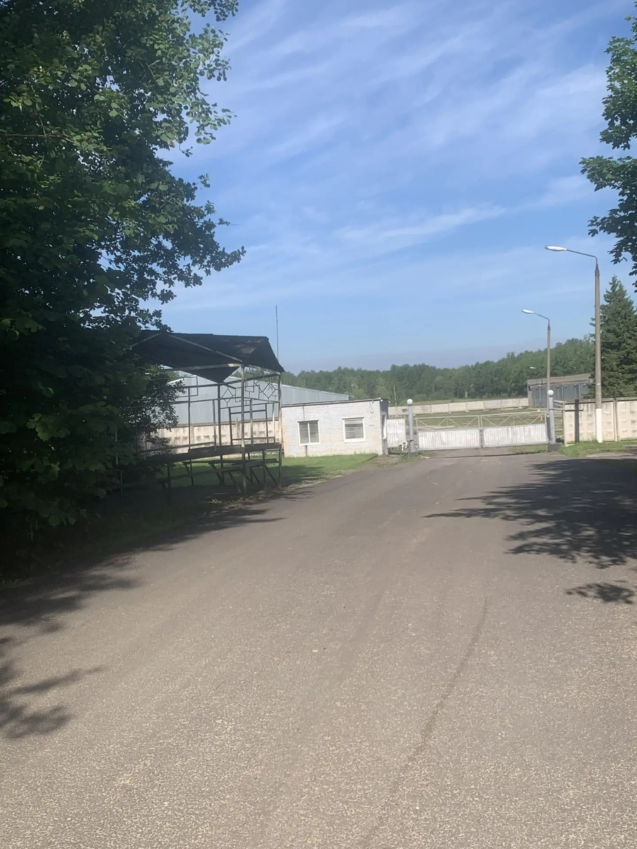 въезд в автопарк, 