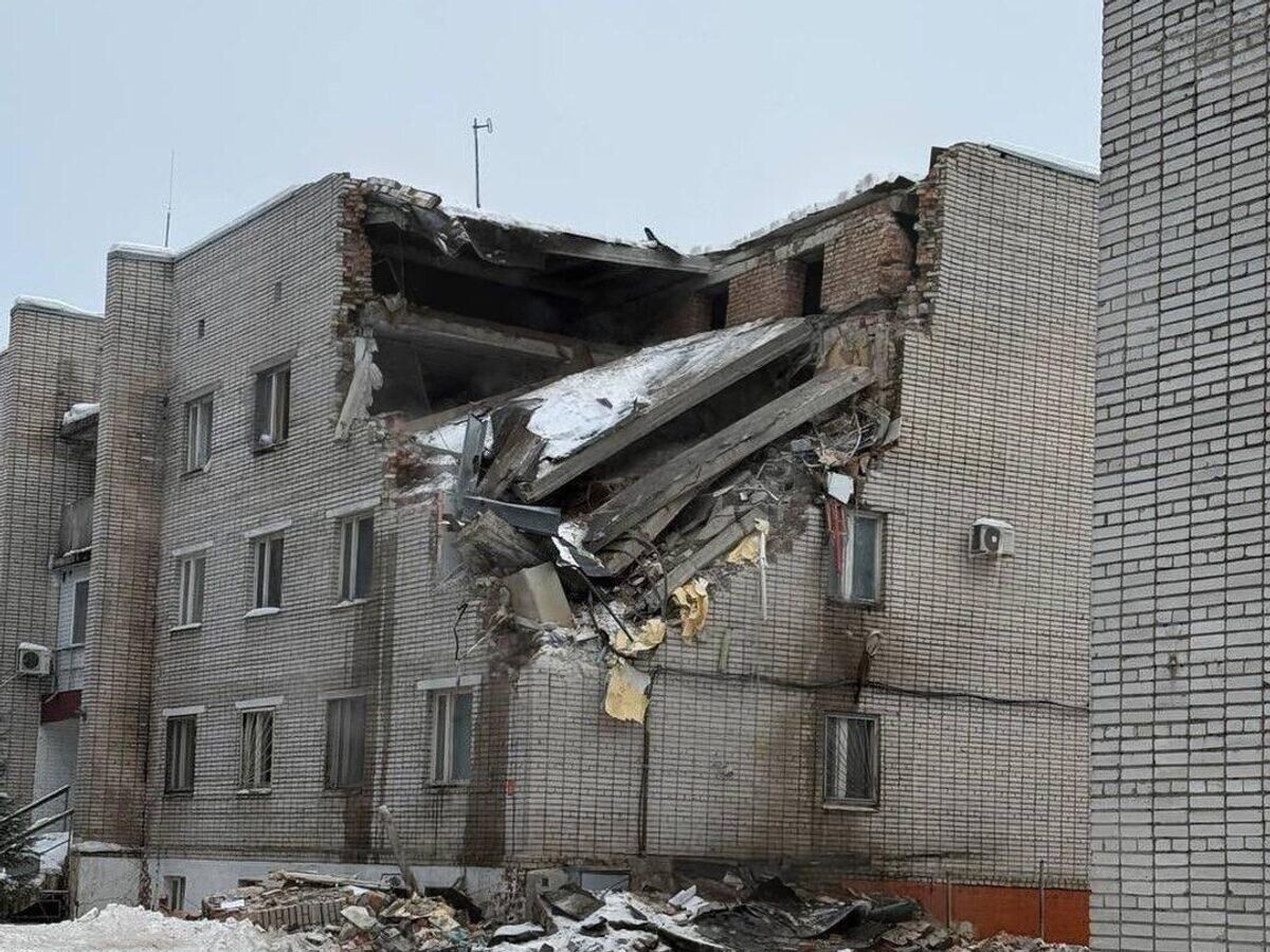    Обрушение здания в Сертолово | © Фото : соцсети