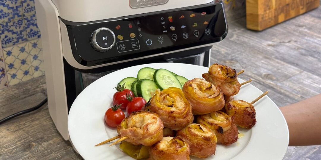 Заворачиваю картофель в курицу и бекон — получается лучше шашлыка