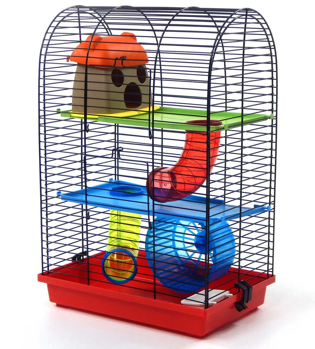 Маленькая клетка, неподходящее колесо, домик должен находится в укромном месте.