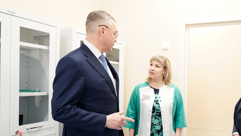    Глава Ставрополья посетил первую в крае модульную школу Фото: Правительство Ставрополья