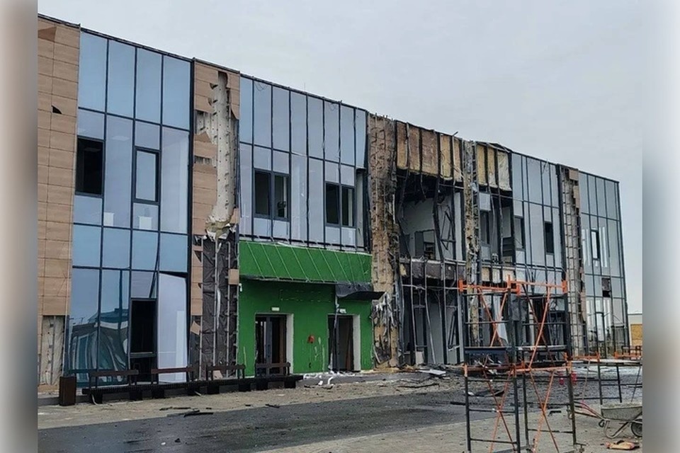    Центр для детей и молодежи вторично стал целью для ВСУ. Фото: тг-канал Григория Гурова