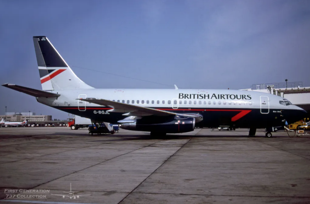 G-BGJL, Boeing 737–200, попавший в аварию. 