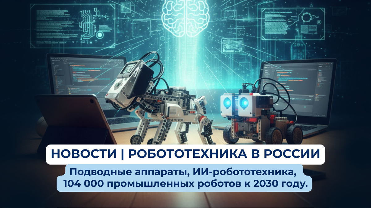 Российская робототехника 2026: подводные аппараты, ИИ и роботы для трубопроводов 