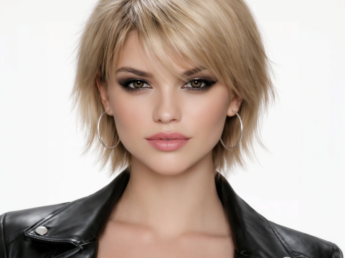    Прическа выглядит нарочито небрежной, но при этом очень продуманной — именно такой баланс сегодня в моде