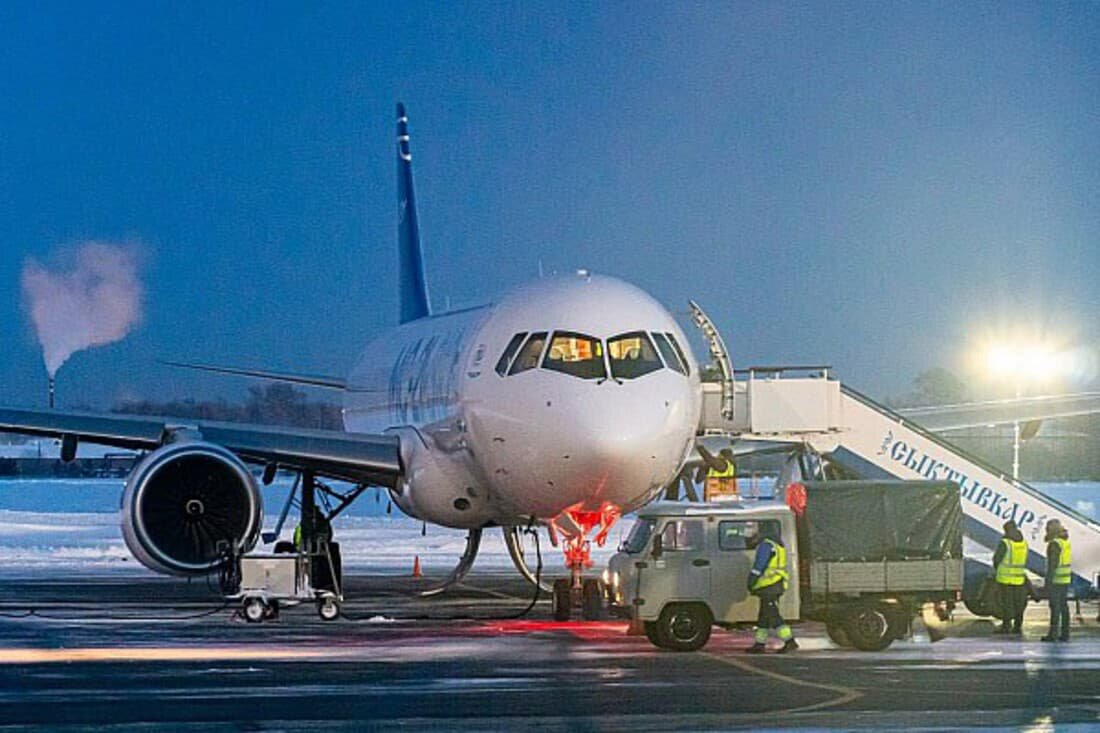   МС-21-310 в аэропорту Сыктывкара