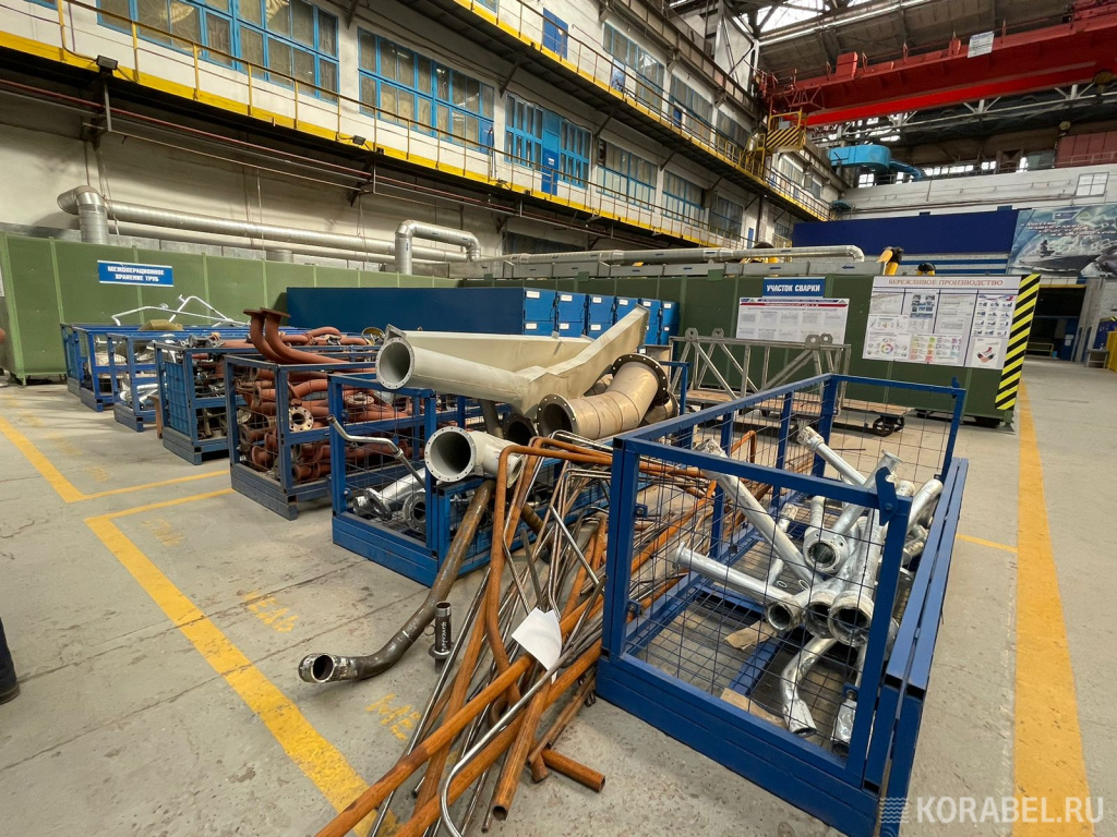 На Зеленодольском заводе имени А. М. Горького / Фото: Корабел.Ру  📷
