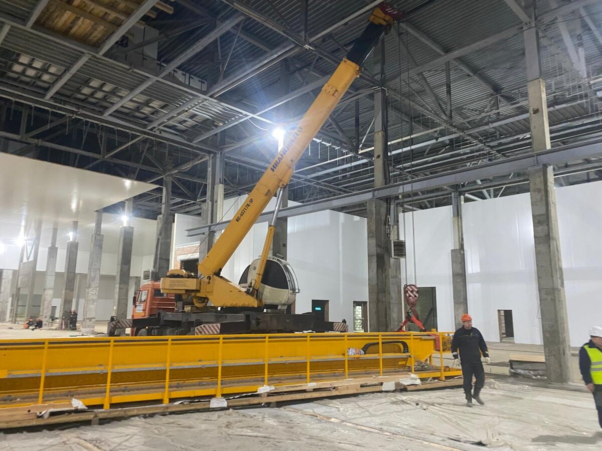 Подготовительные работы по монтажу мостового крана