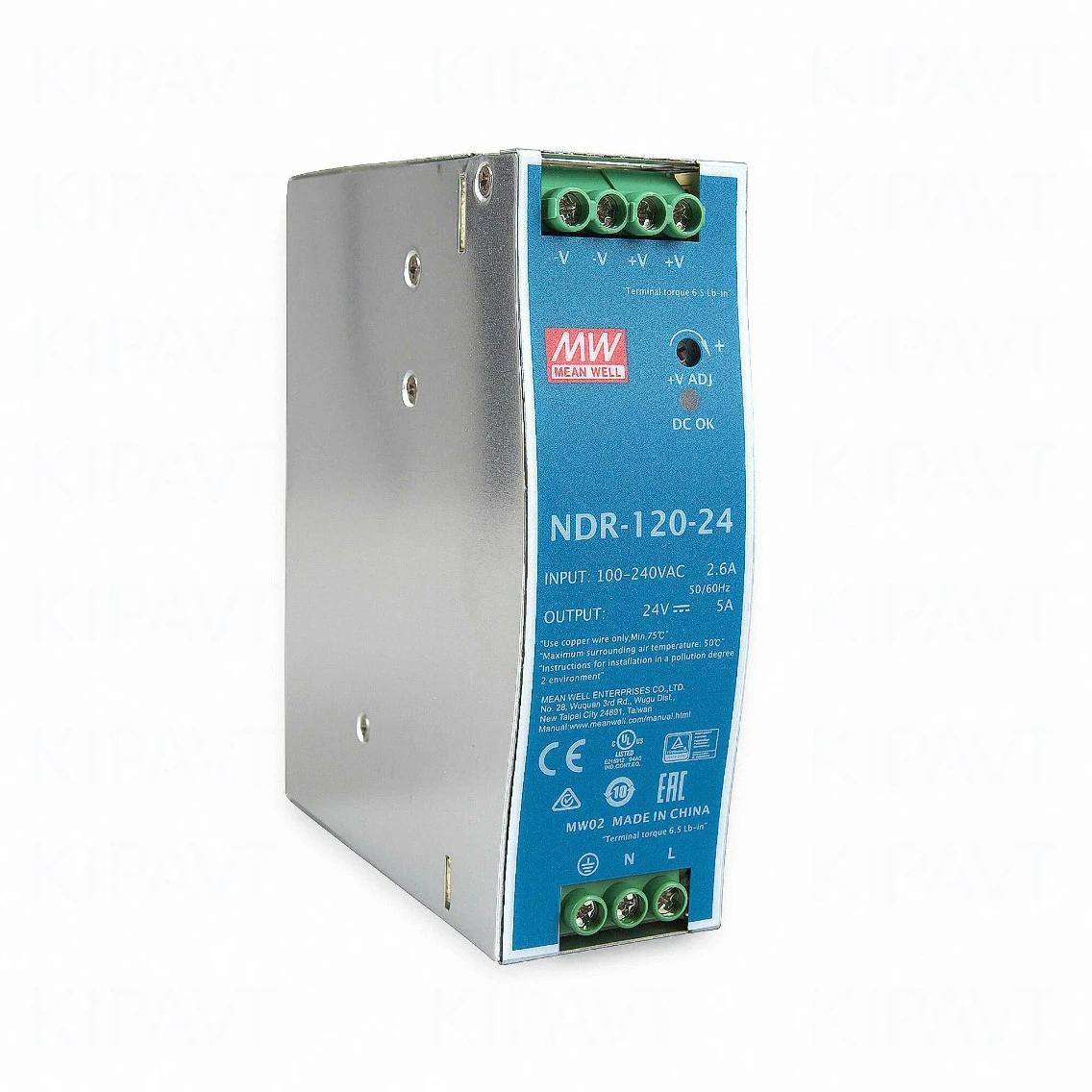 Блок питания Mean Well NDR 120- 24