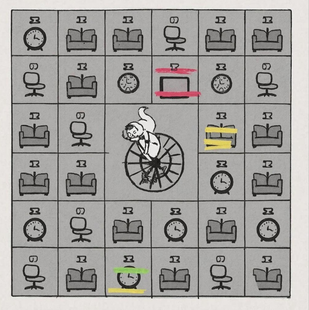 Вот так выгляла моя жизнь энное количество лет.. И не только моя. Одинаковые дни, склеенные скотчем "дотерпеть до выходных"