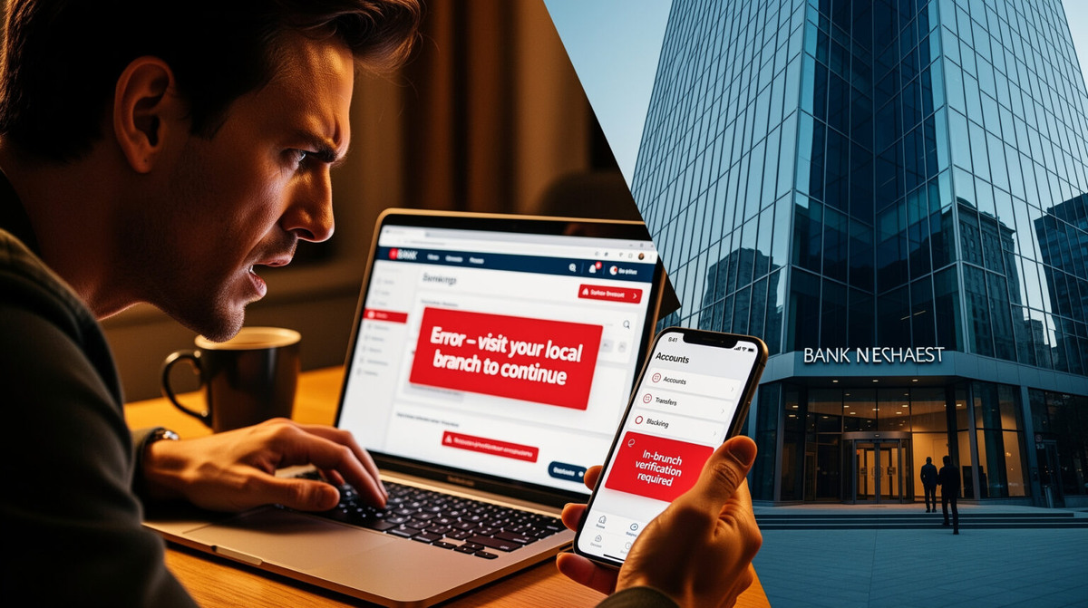    Почему банк требует прийти в офис и можно ли решить онлайн