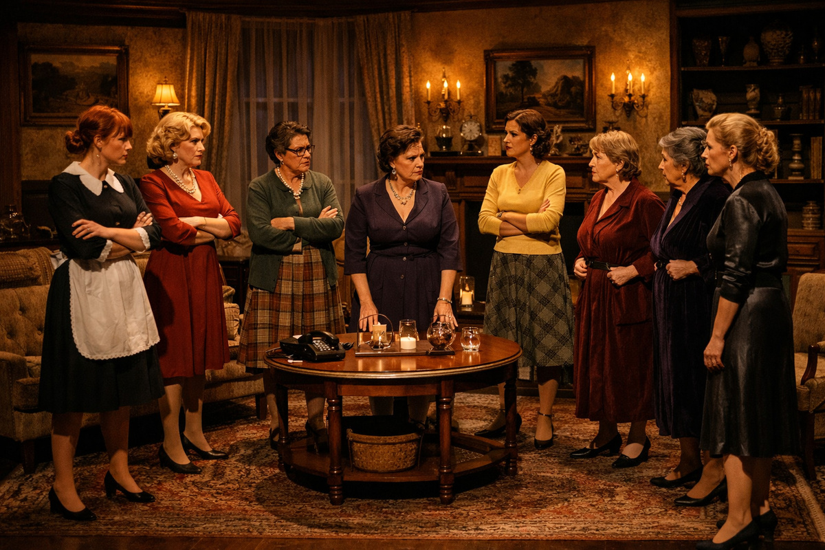 Афиша спектакля «8 разгневанных женщин» | Купить билеты онлайн