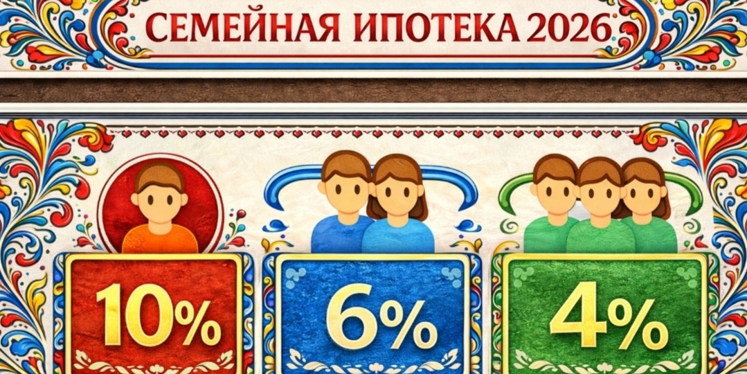 Семейная ипотека 2026: условия, ставка, возраст